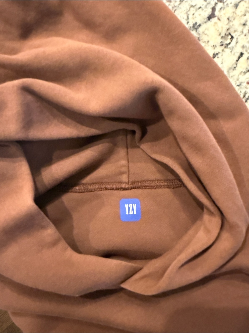 Yeezy Gap Hoodie Sweatshirt 'Light Brown' Medium - Picture 4 of 6